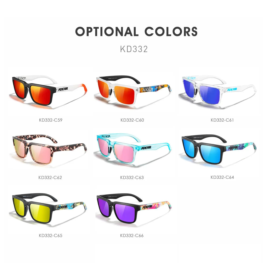 Kdeam Polarized Sunglasses for Men Women Eyewear