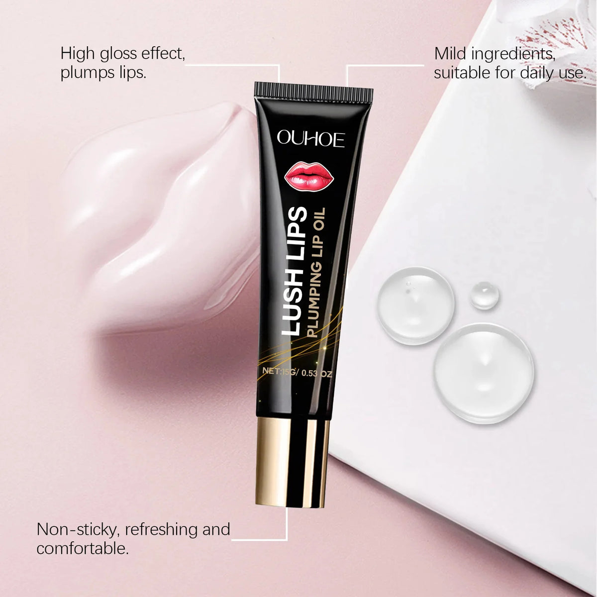 Lip Plumper Oil Instantly Volumising Increase Lip Elasticity