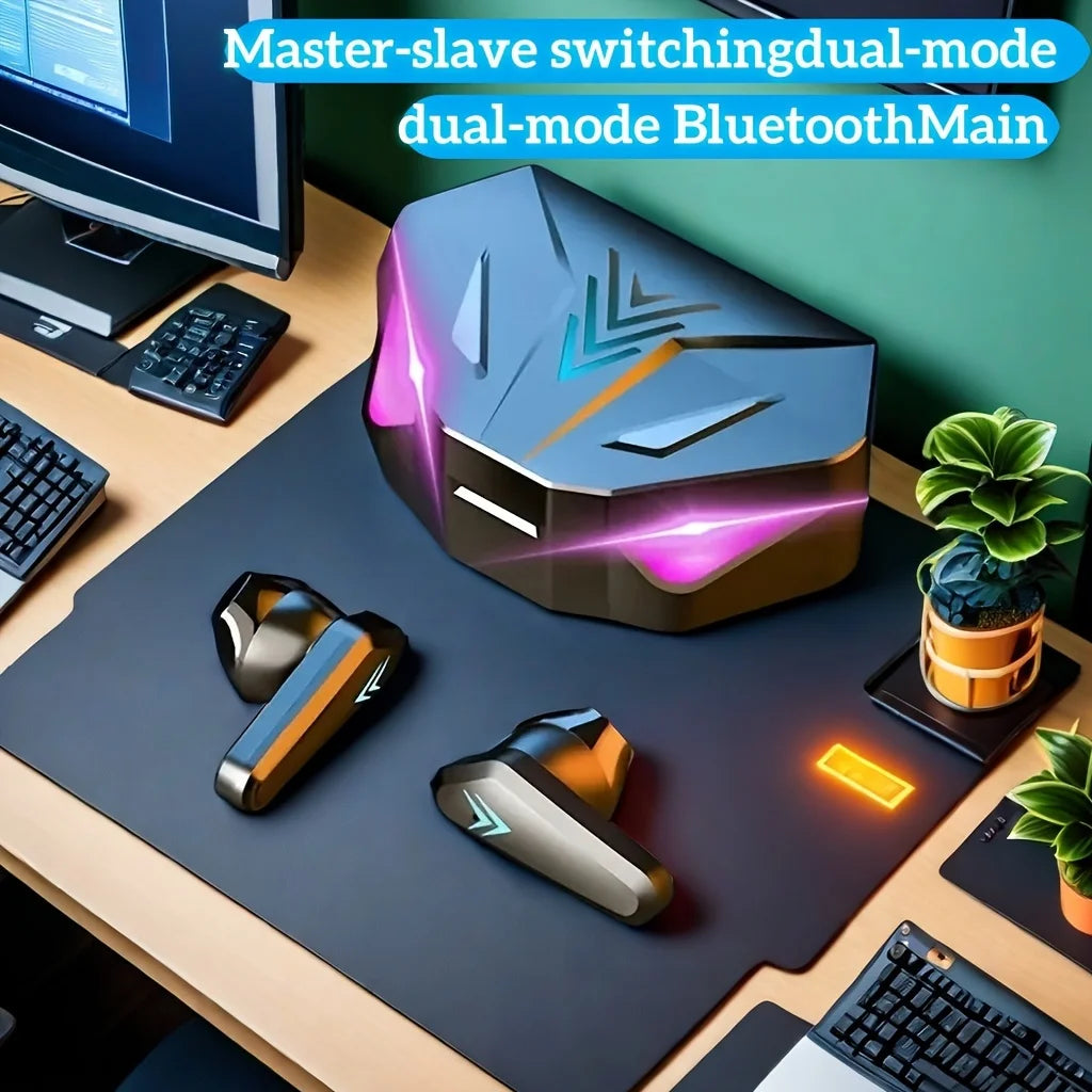X15 TWS Wireless Bluetooth Headset LED Display Gamer