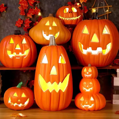 1Pc Decorative Pumpkin Halloween Props Lantern