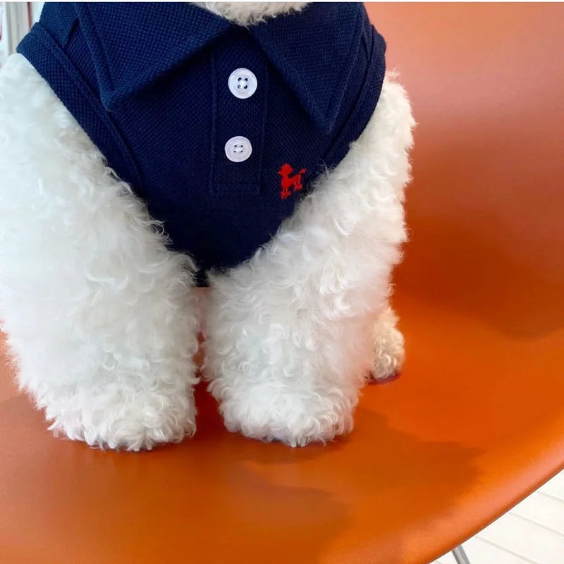 New Pet Polo Shirt Cool Clothes Soft Breathable Costumes