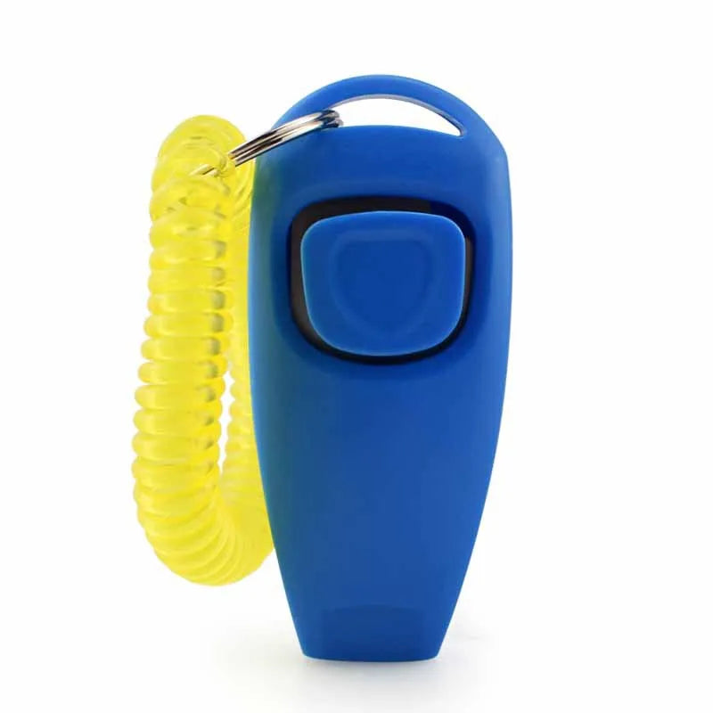 2 In 1 Pet Clicker Dog Training Whistle Answer Card