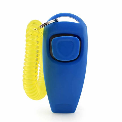 2 In 1 Pet Clicker Dog Training Whistle Answer Card