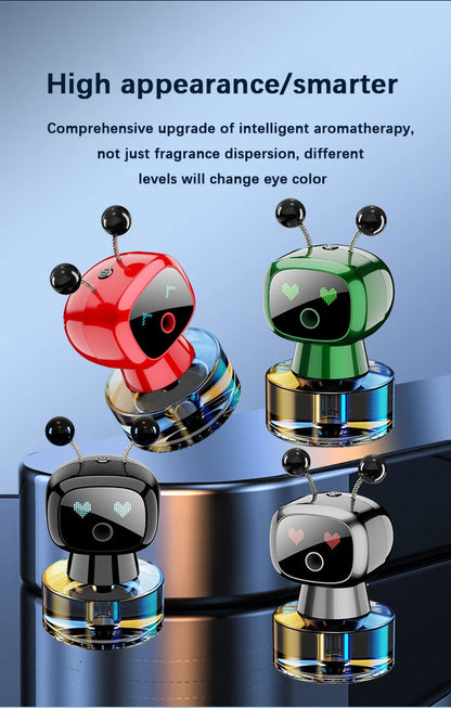 Smart Car Air Freshener AI Rechargeable Car Aroma Diffuser