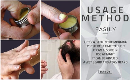 30g Beard Balm Conditioner Oil Improves Beard Softness