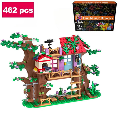 Friends City Tree House Summer Holiday Villa Castle For Kid