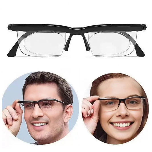 Focus Adjustable Glasses Dial Vision Myopia Presbyopia