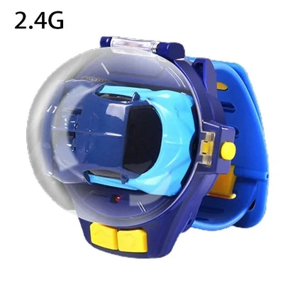Children RC Car Mini Watch Toys With LED Lights