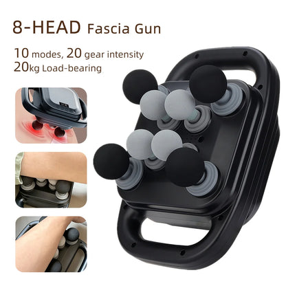 42-Heads Fascia Gun High-Frequency Vibration Body Massage