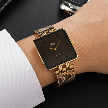 Men Watch Business Middle East Classic Simple Stainless Steel