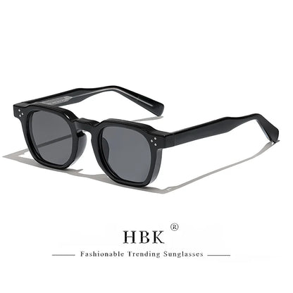 HBK New Square Retro Sunglasses Men Fashion