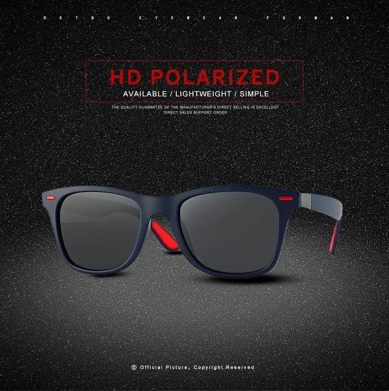 Fashion Vintage Square Polarized Sunglasses Classic