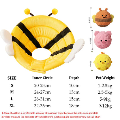 Soft Elizabeth Recovery Collar for Cats Dogs - Anti-Lick Bite Protection Cone