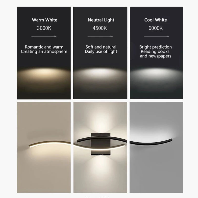 Indoor LED Wall Lights for Bedroom Bedside LED Wall Lamps