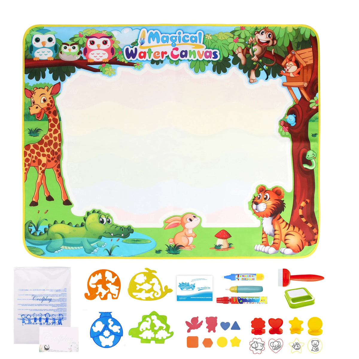 Magic Water Drawing Mat Coloring Doodle Painting Board