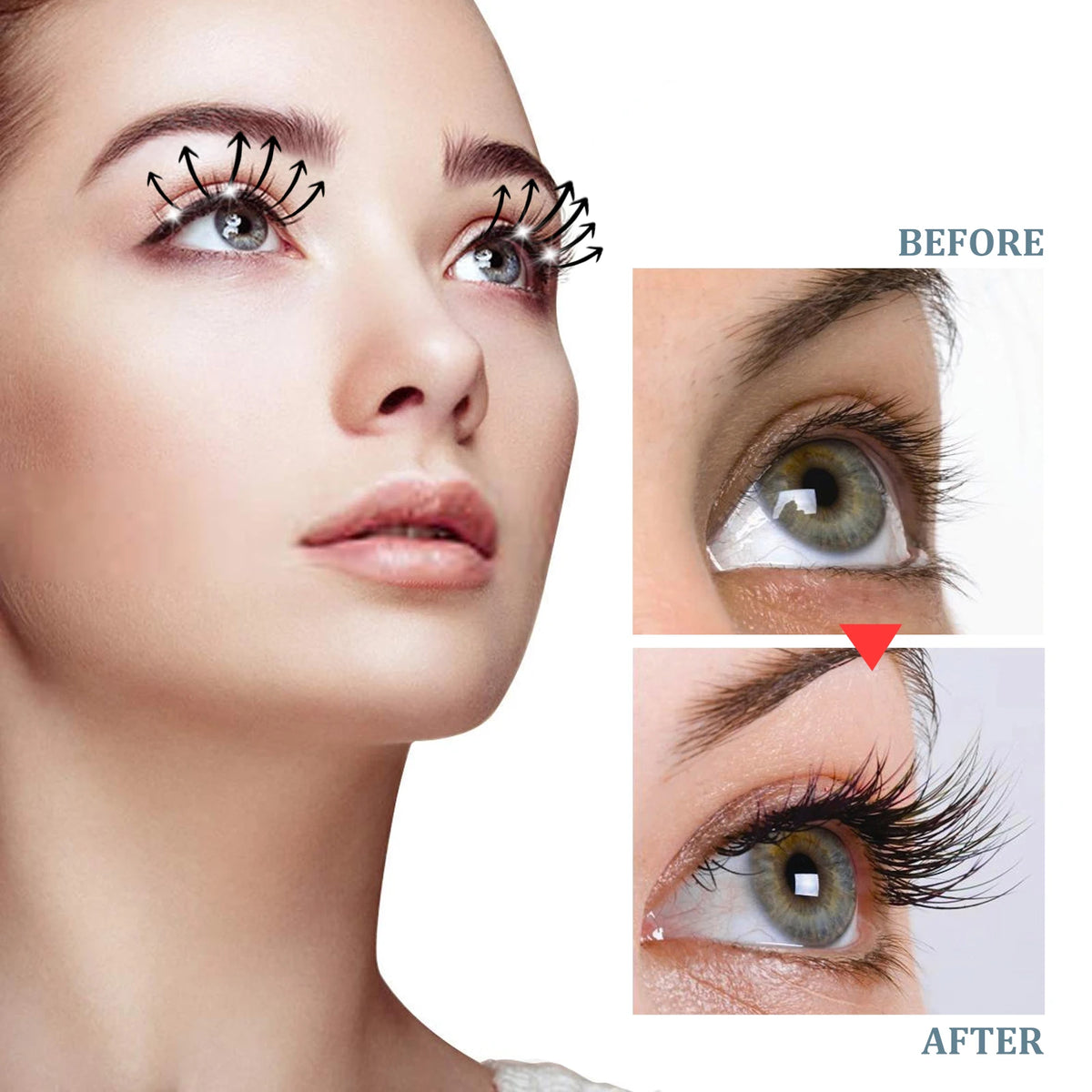3ml Eyelash Serum For Growth Collagen Hyaluronic Acid