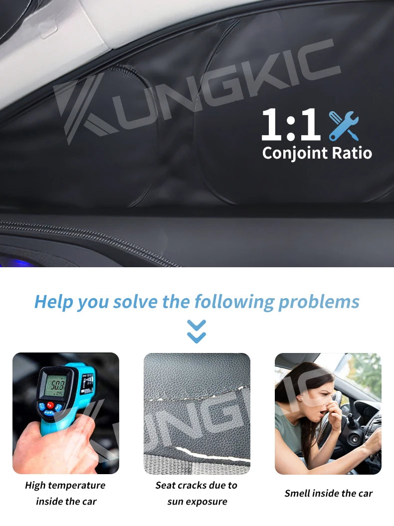 Magnetic Car Sunshade For Fiat Front Windshield Curtain