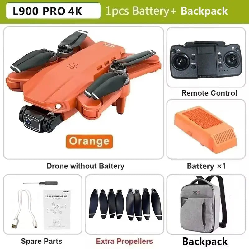 L900 Pro SE MAX GPS Drone 4K Professional Dual HD Camera