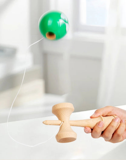 Crack Painted Kendama Toy Outdoor Fitness Balls Train