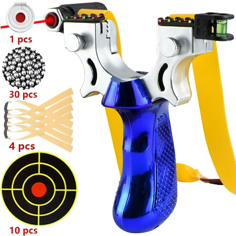 Laser Pointing Slingsshot 10 Style Precision Aiming Slingshot