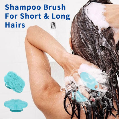 Soft Silicone Body Scrubber Shampoo Cleansing Brushes