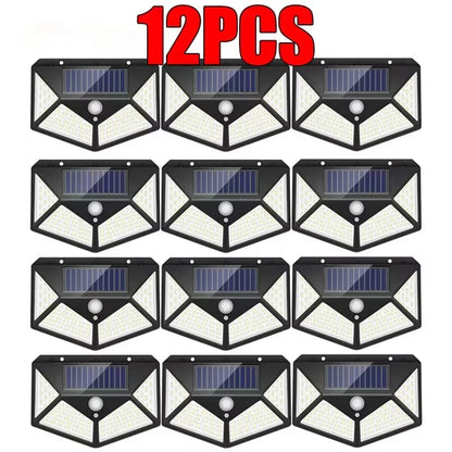 Solar Security Lamp Outdoor Garden Decor Solar Powered