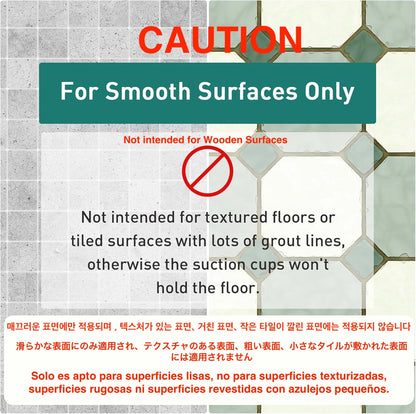 Bathroom Non-Slip Mat With Suction Cup