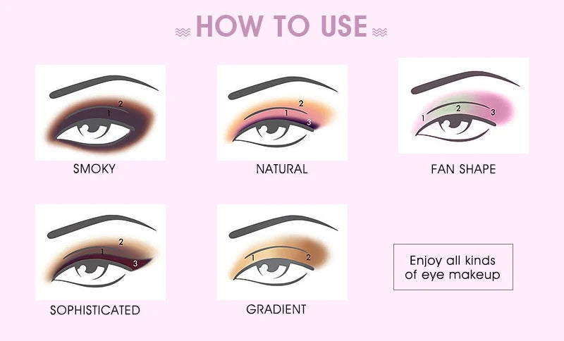 IMAGIC Glitter Eyeshadow Shimmer Shine Powder Eyes Makeup