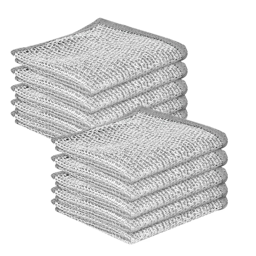 Steel Wire Dishcloths Home Kitchen Pot Pan Cleaning