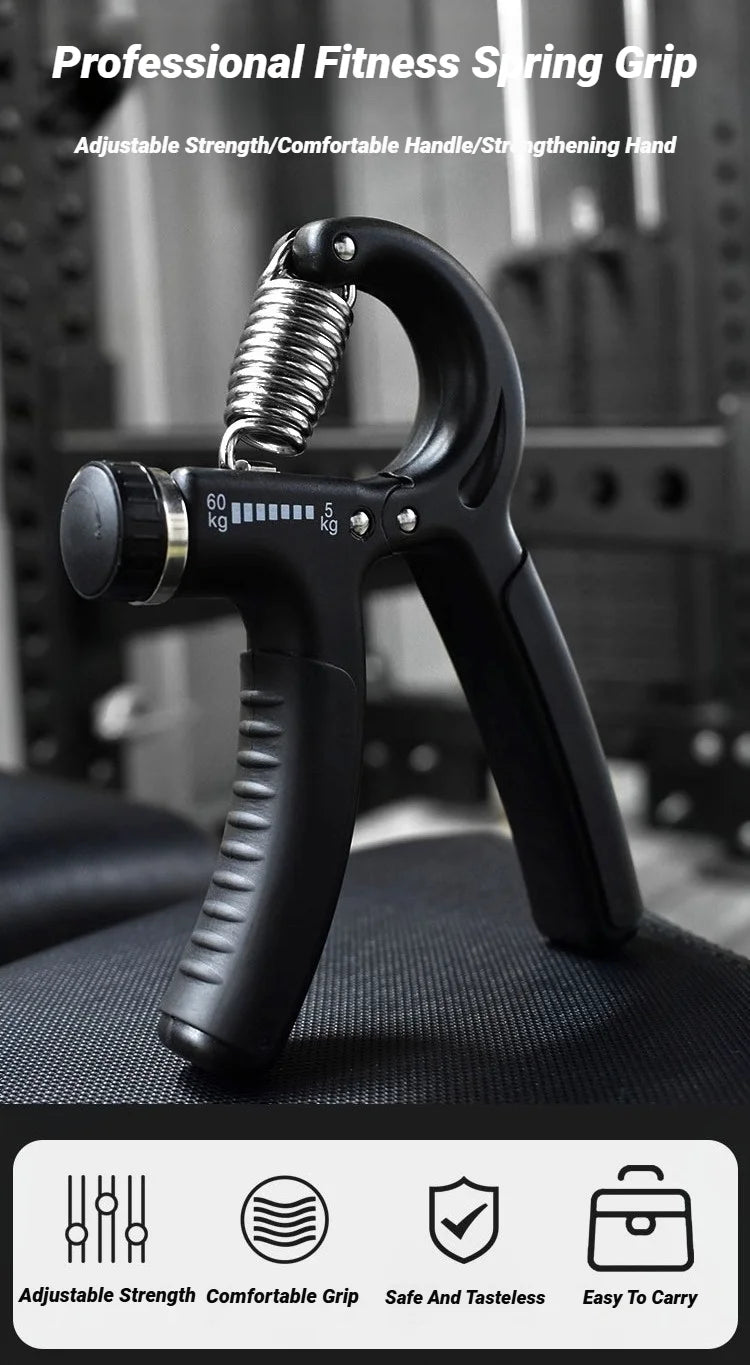 R Shaped Spring Grip Professional Wrist Strength Gripper