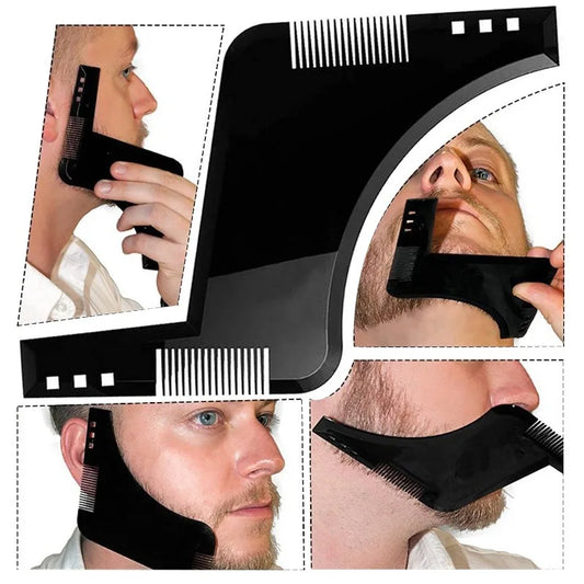 Men Beard Comb Beard Care Template Beard Brush