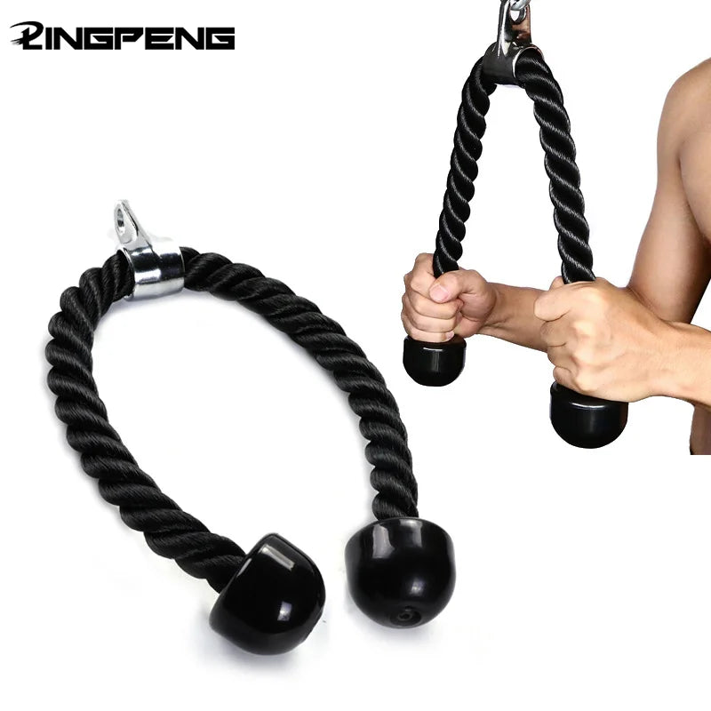 Triceps Lowering Rope Face Pull Handles Push Pull Down
