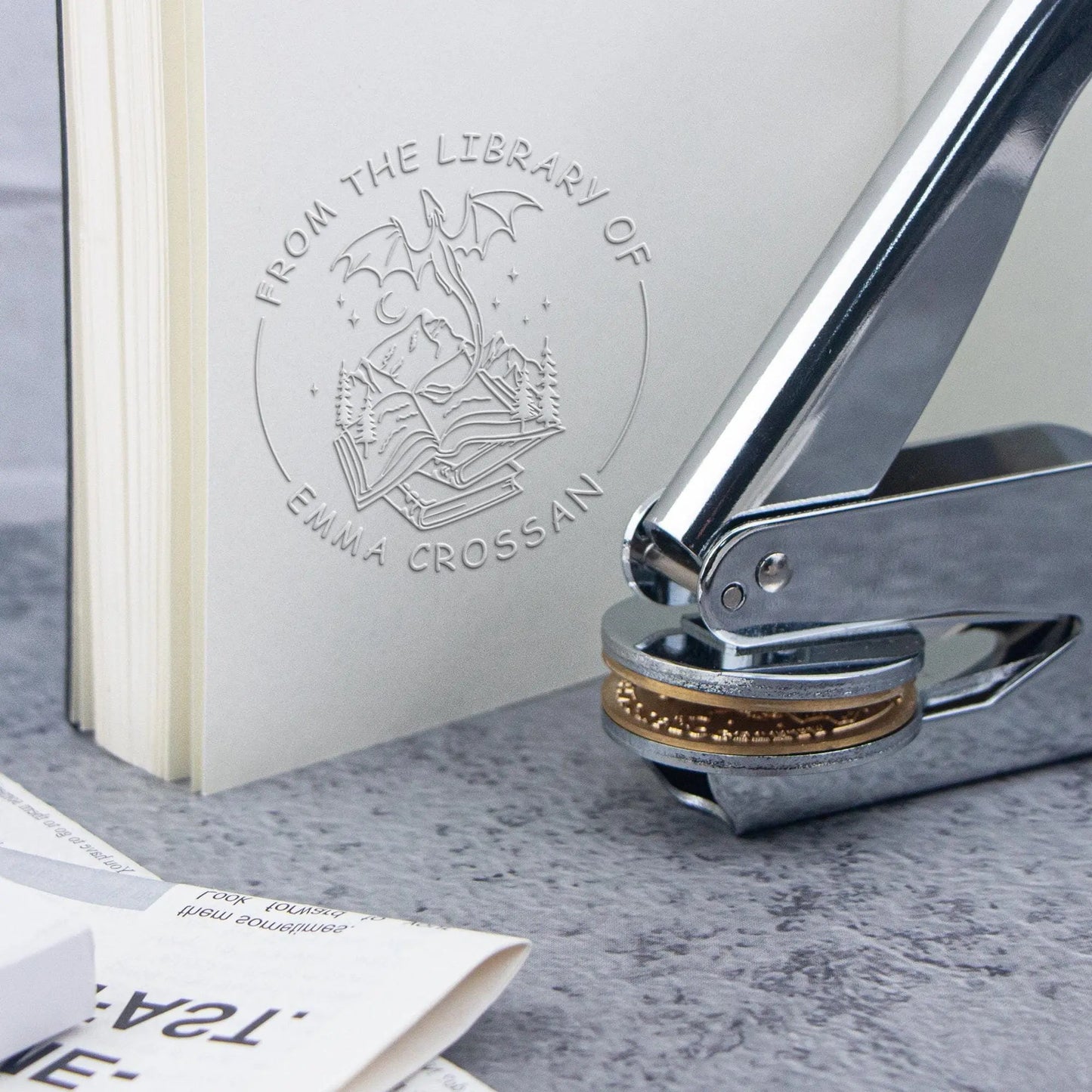 Embosser Stamp LOGO Customized Private Seals