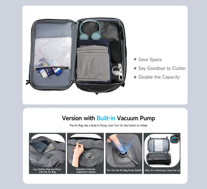 Tigernu Vacuum Compression Backpacks Men Travel