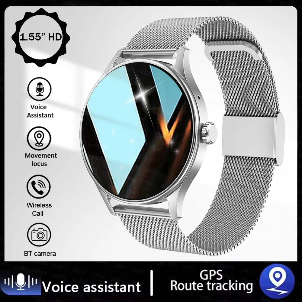 Fashion Smart Watch Plus 1.55 HD For Men And Women