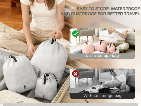 Travel Organizer Pouch with Multiple Pockets for Outdoor