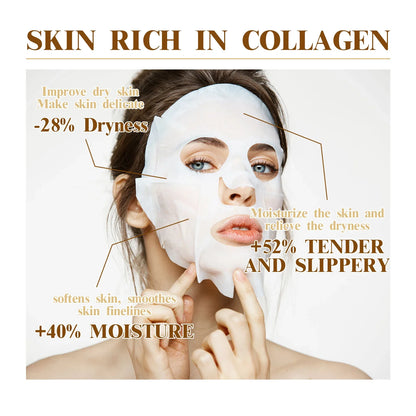 Collagen Anti Wrinkle Facial Mask Anti Aging Fade Fine Lines