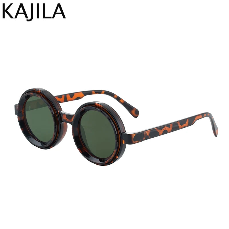 Polarized Small Frame Round Steampunk ND9 Adjustable