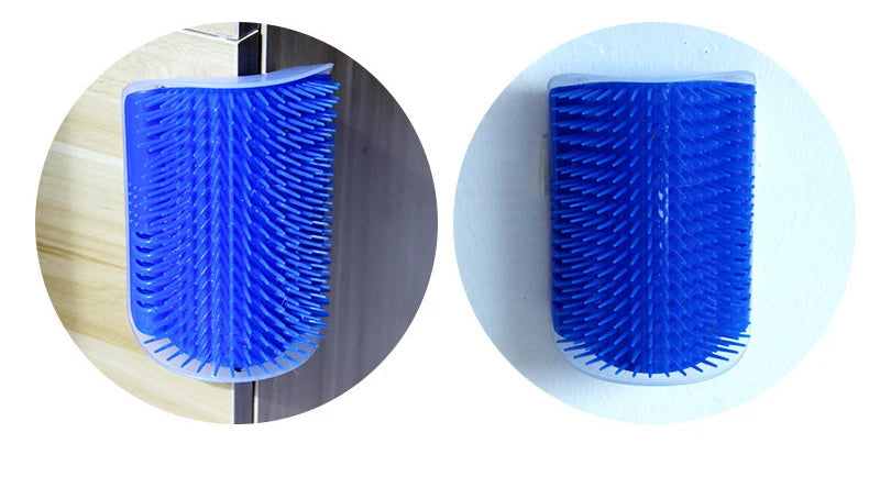 Massage Pet Cat Brush Corner Scrape Hair Removal