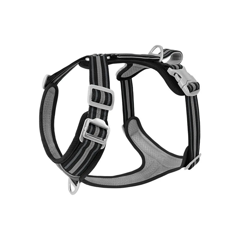 Car Safety Dog Harness with Dual Handle Quick Release