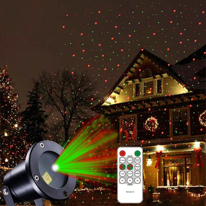 Remote Christmas Projector Laser Light Outdoor Decor