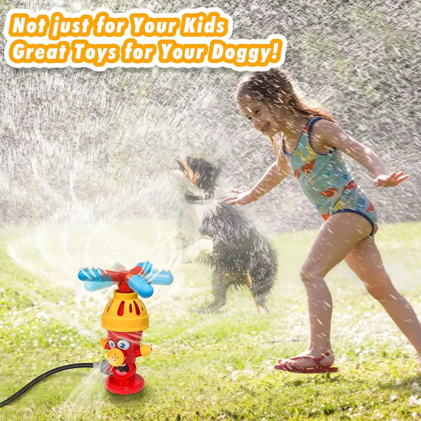 Water Spray Toy Hydrant Sprinkler Outdoor Backyard Garden Toys