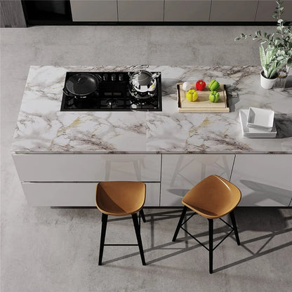 Marble Kitchen Oil-Proof Film Proof Self-Adhesive Wallpaper