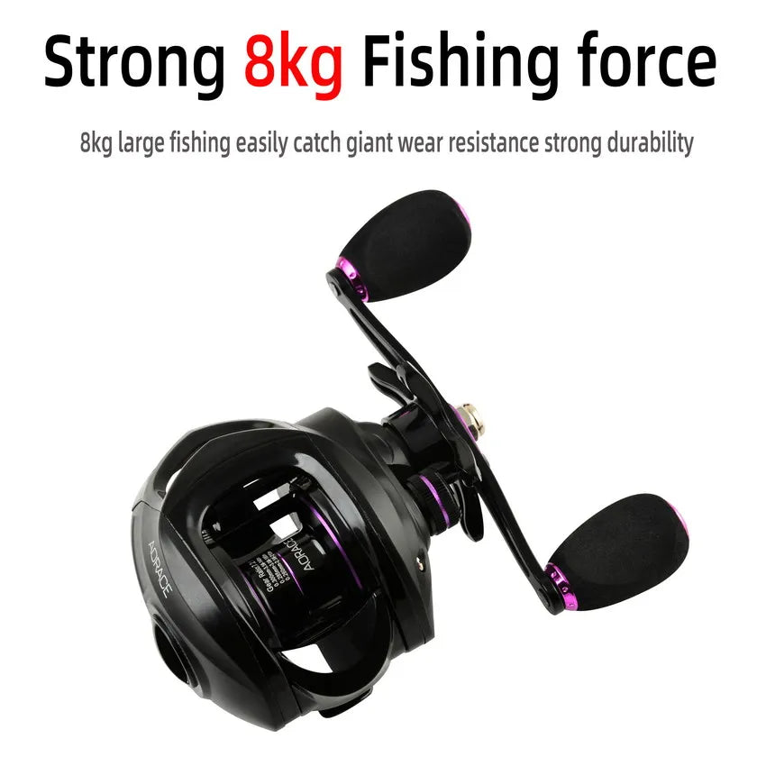 Fishing Baitcasting Reel All Metal Spool Fishing Reels