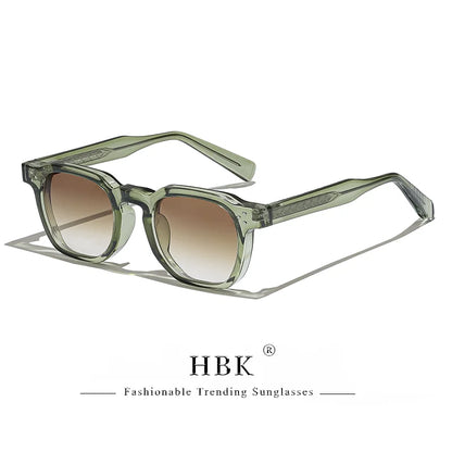 HBK New Square Retro Sunglasses Men Fashion
