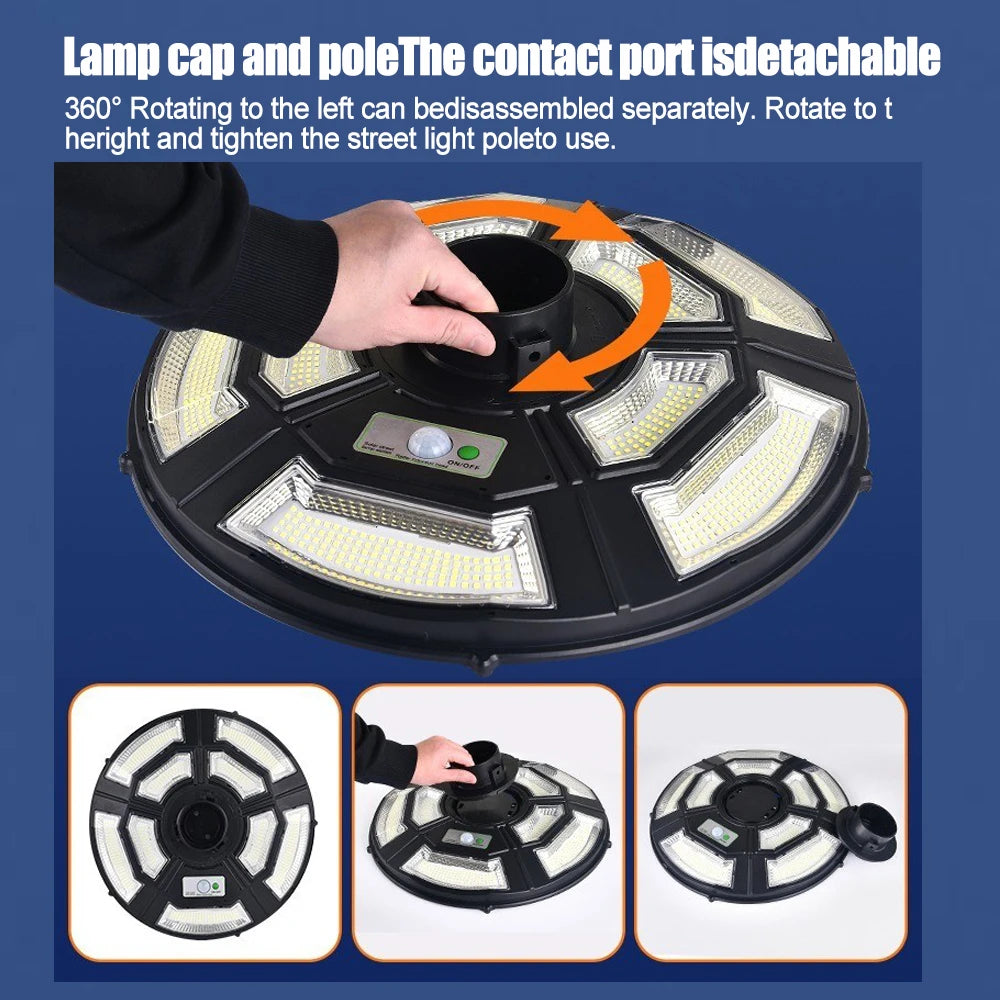 Solar Flood Lights Outdoor Security Lights for Parking Yard