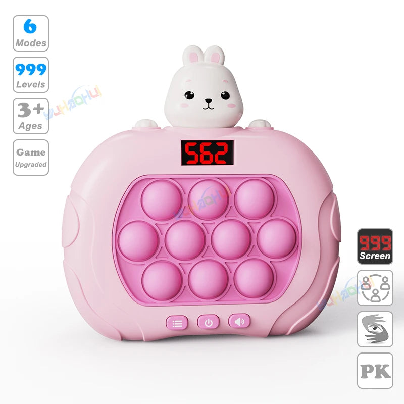 Electronic Pop Light Up Game Handle Toys for Children