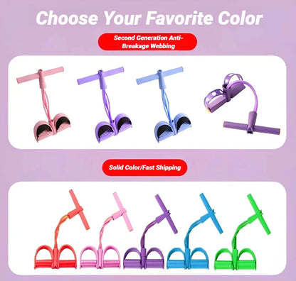 Four-Tube Pedal Tensioner Multi-Functional Household Fitness