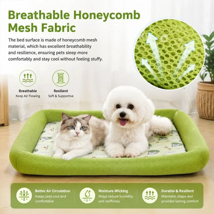 Cooling Puppy Bed Summer Mat Comfort Sofa Blanket
