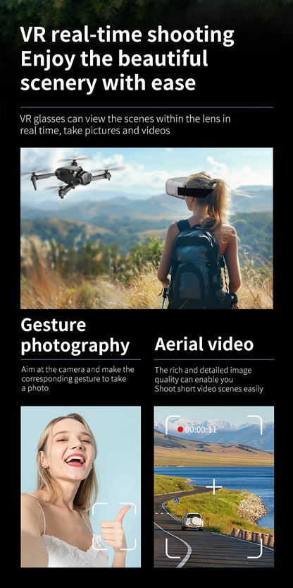 Upgrade E4 Drone 8K HD Dual Camera Professional Aerial